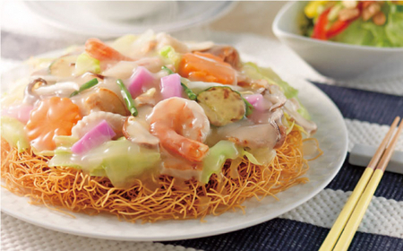 長崎ちゃんぽん・皿うどん揚麺　各8人前＜みろく屋＞ [QBP002] [QBP002]