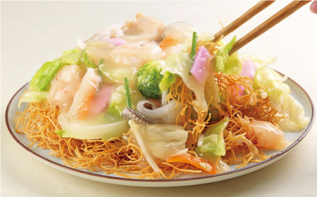 【全6回定期便】長崎ちゃんぽん・皿うどん揚麺　各8人前＜みろく屋＞ [QBP013] [QBP013]