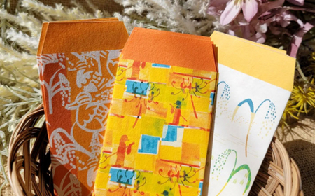 【デザインでふるさと応援♪】佐々の秋のかおり 紙雑貨5点セット【佐々町柄雑貨 サザノコ】 [QBE011] [QBE011]