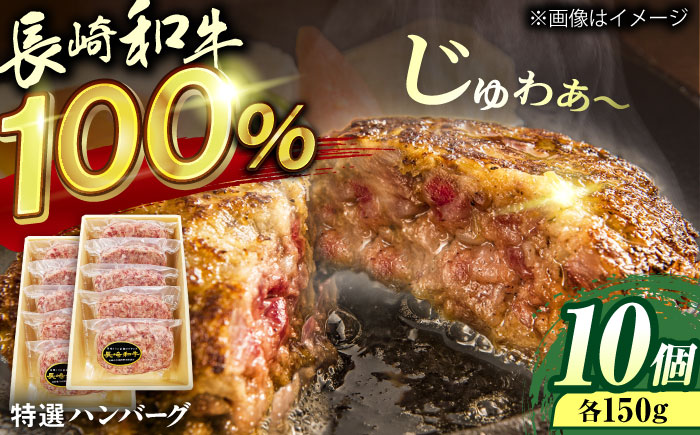 長崎和牛特選ハンバーグ150g×10 [QAA037]