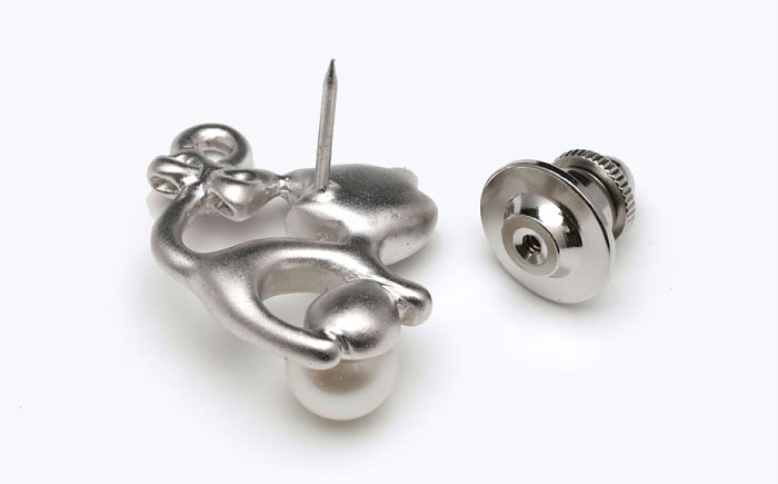 あこや真珠（7ｍｍ珠）タックピン ブローチ 真珠 /【園田真珠】 [RBB065]