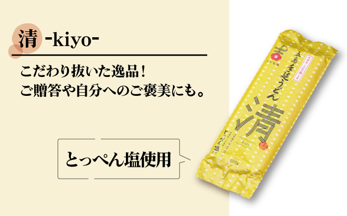 【12/18入金分まで年内発送】【噂のとっぺん塩使用！】 五島手延べうどん セット 計10袋（清、スープ付き） 大容量 五島うどん【吉村製麺】 [RAU004]