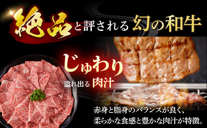 【幻の和牛！一頭から2kgしかとれない希少部位！】 五島牛 特選 イチボ モモ 焼肉用 400g 2人前 肉 牛肉 【カミティバリュー】 [RBP015]