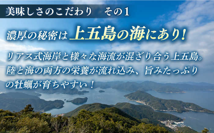養殖カキ 五島小町　生食用 養殖 牡蠣 かき 殻付き 約1.3kg　【五島オイスター】 [RCN001]