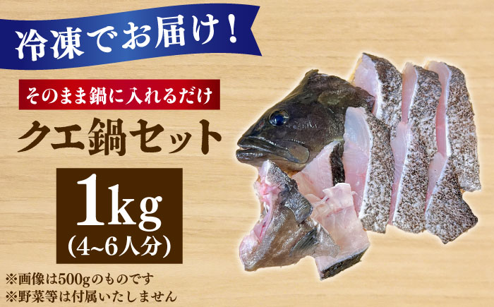 【五島列島直送】クエ鍋セット 1kg【有福水産】 [RBV009]