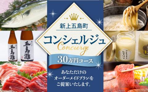 【新上五島町コンシェルジュ】返礼品おまかせ！寄附額30万円コース コンシェルジュ  [RZZ001]