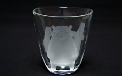 くまモン手びねりグラス(大・小 各1個)