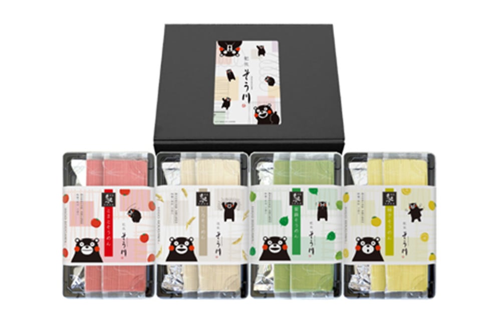 くまモン彩そうめんセット8食入りつゆ付