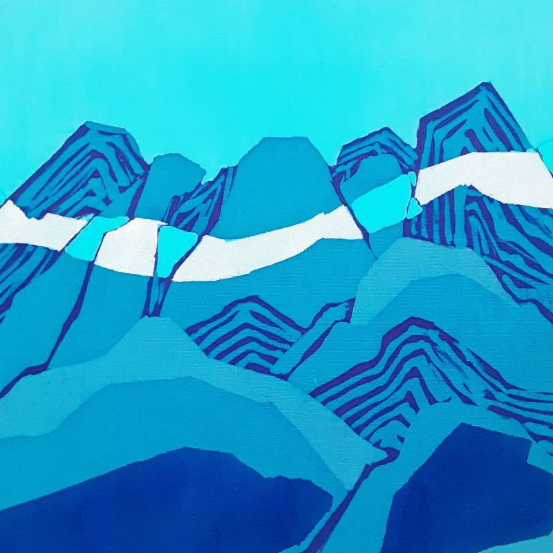 染額「雲かかる根子岳」横27×高さ22㎝ 伝統工芸 インテリア