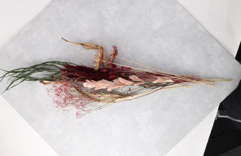 【レッド】ドライフラワー インテリアアレンジ 1個 縦約85cm (7種類12本以上)