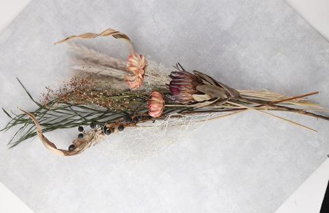 【ナチュラル】ドライフラワー インテリアアレンジ 1個 縦約85cm (7種類12本以上)