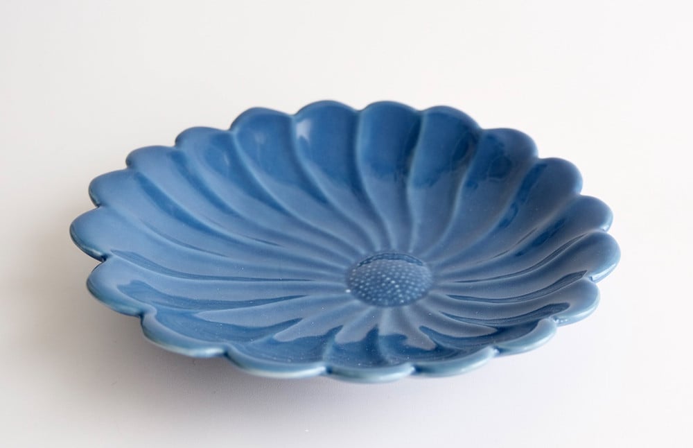 器峰窯 菊花皿 2色セット