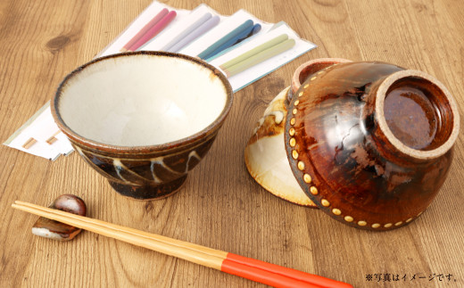 お米とお碗とお箸のセット