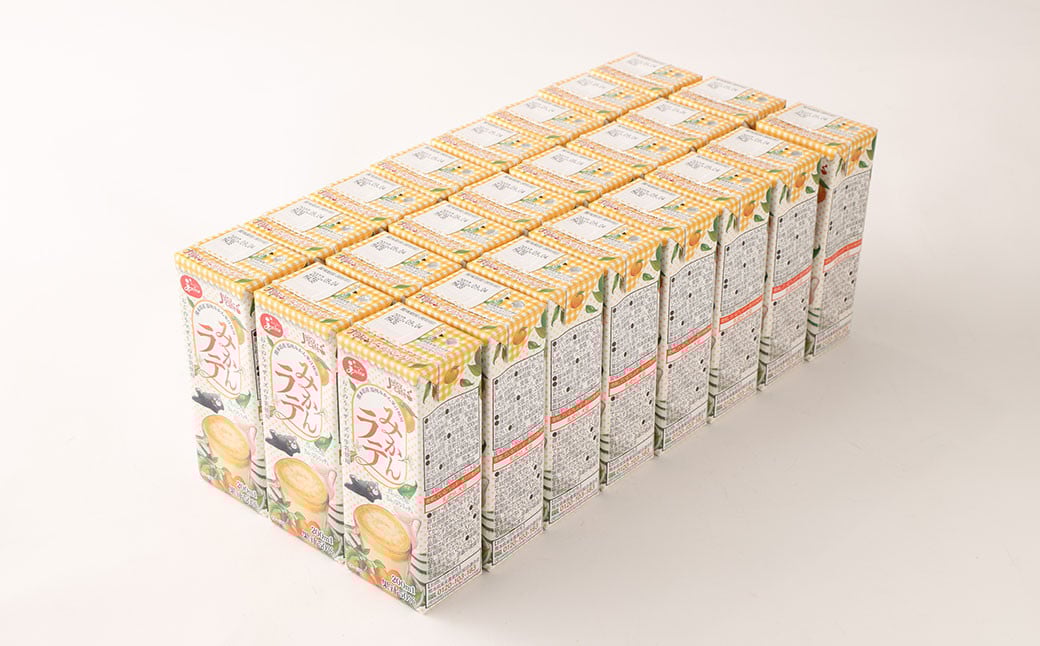 ジューシーみかん ラテ 200ml × 24本 合計4800ml 紙パック 飲料 みかん ミカン 蜜柑 常温