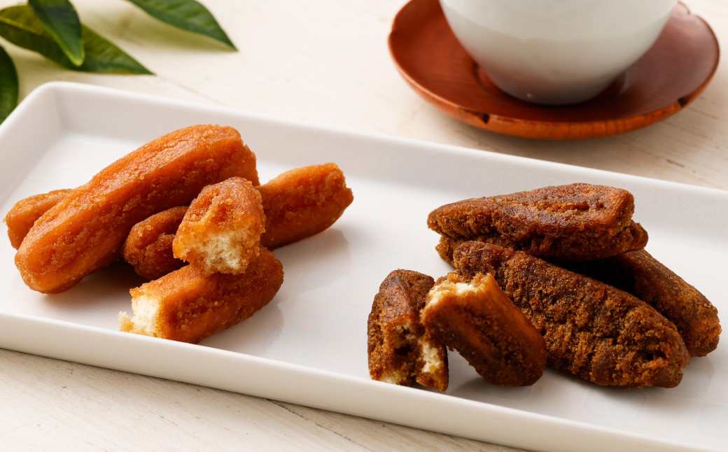 熊本 銘菓 ドーナツ棒 セット 計60本 ( 黒糖ドーナツ棒 30本 阿蘇ジャージー牛乳ドーナツ棒 30本 ) 2種 お菓子 菓子 ドーナツ