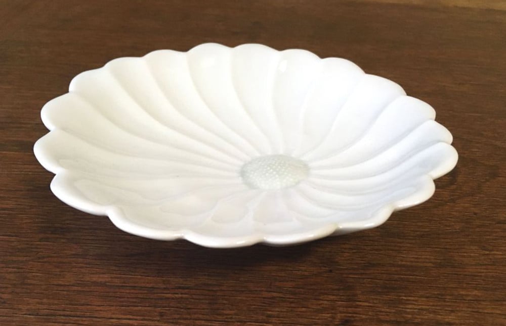 器峰窯 菊花皿 2色セット