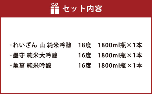 熊本の銘店がオススメする熊本県産酒こだわり日本酒 1800ml 3本セット 16度 純米大吟醸酒 純米吟醸酒