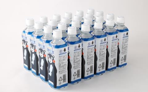 【12か月連続定期便】くまモンラベル日本名水百選ミネラルウォーター「南阿蘇・白川水源」500ml×24本入1ケース×12か月