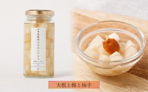 【熊本みなみピクルス】野菜好きな方におすすめ4本セット