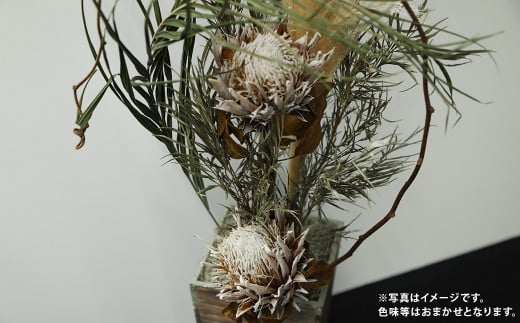 観葉植物のようなアレンジ