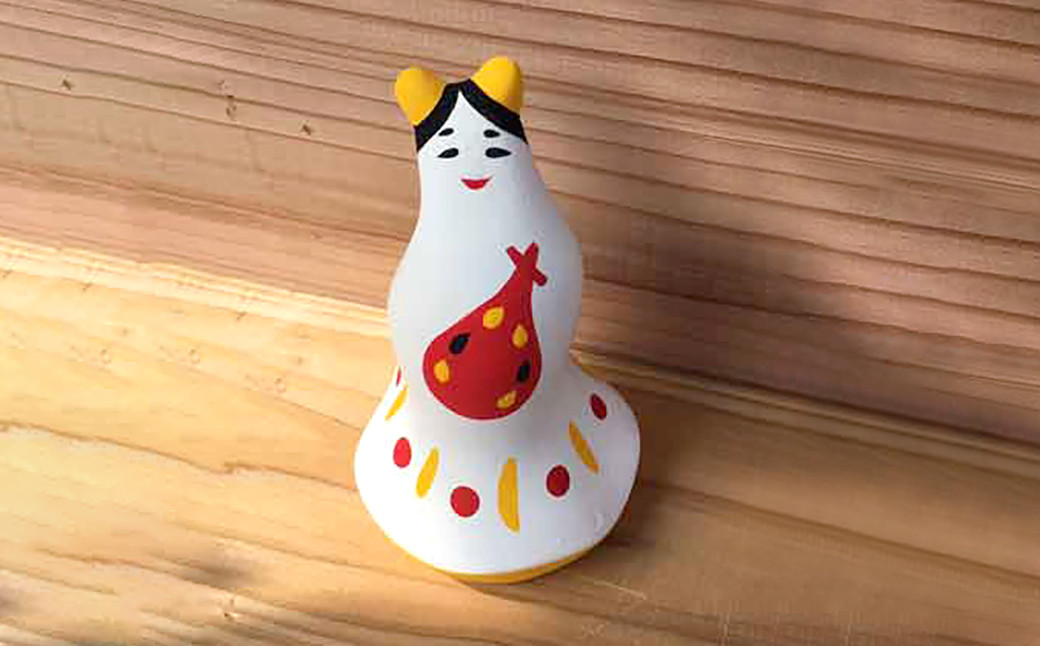 弁天さま 天草土人形 伝統工芸品 置物