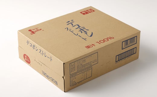 ジューシープレミアム デコポンストレート100％ 190g×30缶 ジュース ケース