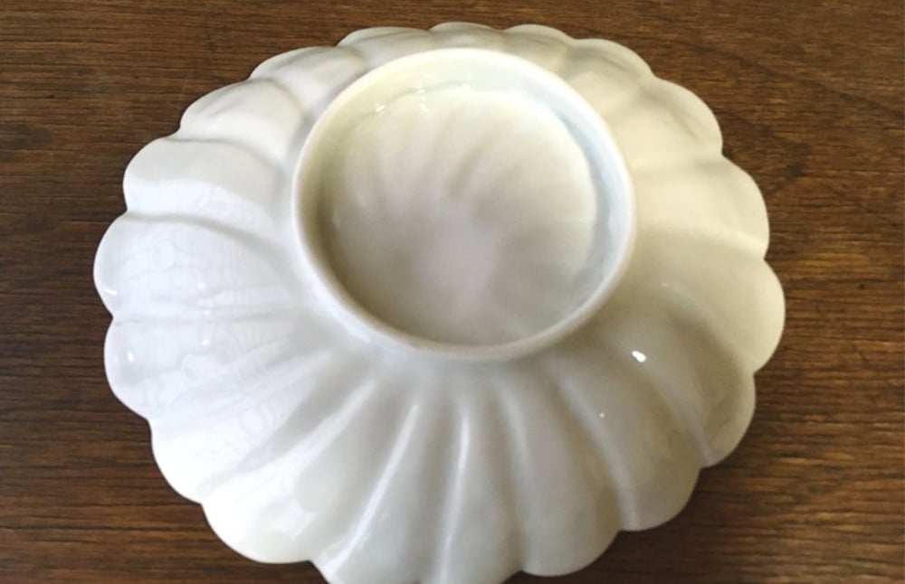 器峰窯 菊花皿 2色セット