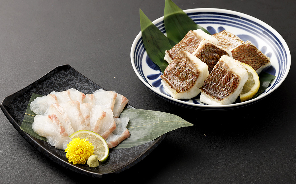 熊本県産真鯛の刺身＆切り身2入り3パック【Firesh】