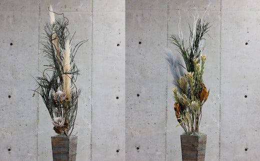 観葉植物のようなアレンジ