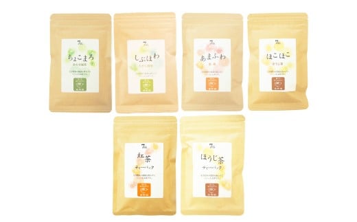 7daysTEA 6個 セット ／ 緑茶 紅茶 ほうじ茶 お茶 茶 茶葉 ティーパック 国産 熊本県産 熊本県