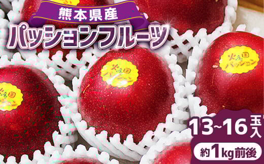 熊本県産 パッションフルーツ 約1キロ前後 果物 フルーツ パッションフルーツ 冷蔵便 熊本県産 【2026年7月上旬発送開始】