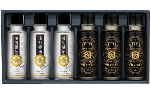 透明醤油・平成 6本セット 各100ml×3本 2種 セット 醤油 しょうゆ 大豆 調味料 ギフト お土産 常温 熊本県