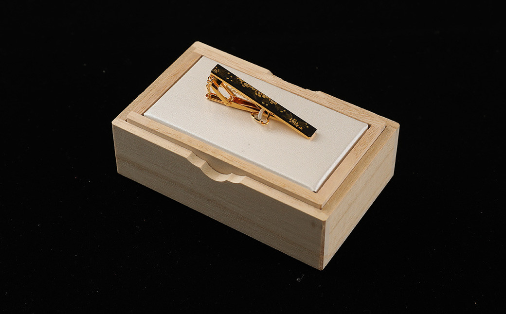 肥後象嵌 ネクタイ止め(桜)