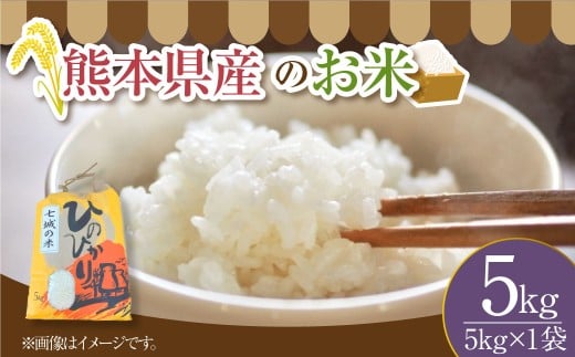 【令和7年度産】 熊本県産のお米5kg ひのひかり 精米 単一原料米 お米 米 【2025年11月上旬発送開始】