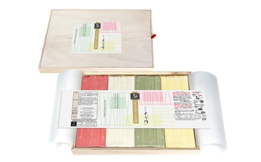 木箱くまもと彩そうめん12食入り