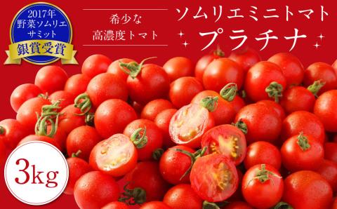[2023年12月下旬発送開始]ソムリエ ミニトマト プラチナ 3kg とまと トマト