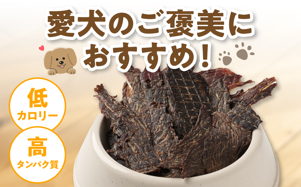 ペット用 馬刺しジャーキー100g  馬肉 ペットフード 愛犬 ドッグフード おやつ 食事 ごはん