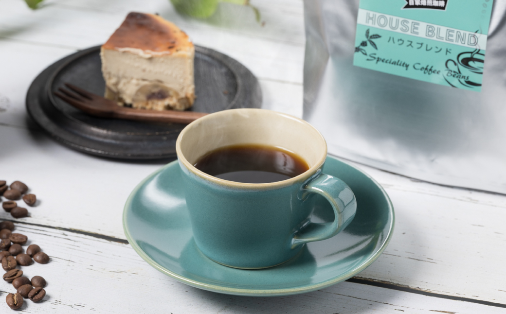自家焙煎珈琲ハウスブレンド １kg(豆) コーヒー 珈琲 コーヒー豆 レギュラーコーヒー 癒し