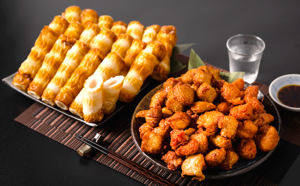 【着日指定必須】日奈久竹輪 天ぷらセット（松）ちくわ ちぎり天 ピリ辛天 柚子こしょう天