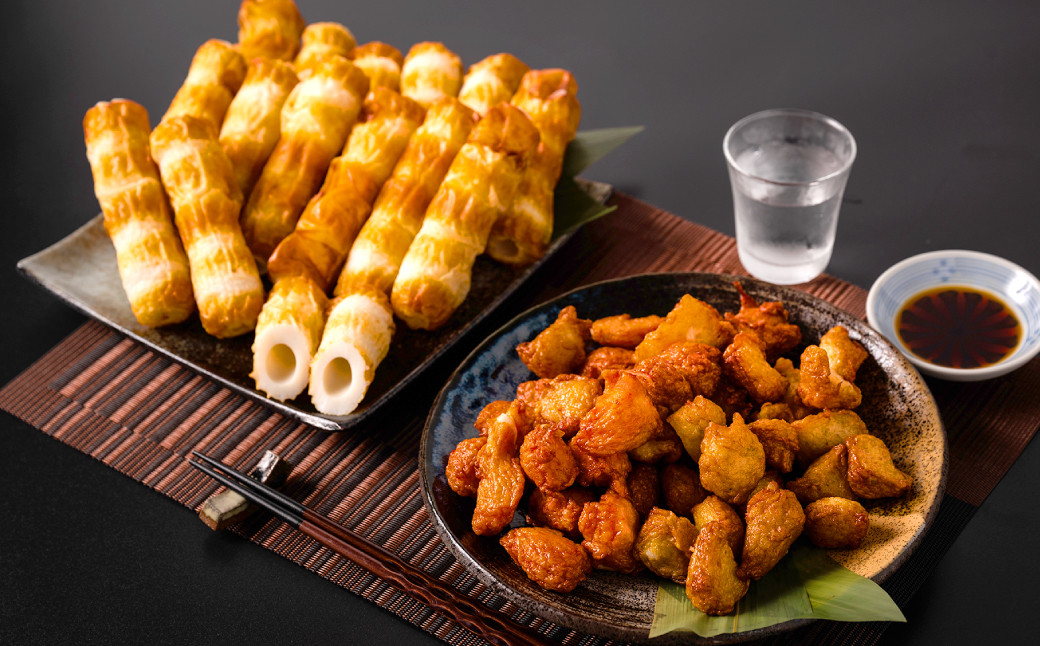 【着日指定必須】日奈久竹輪 天ぷらセット（竹）ちくわ ちぎり天 ピリ辛天 柚子こしょう天