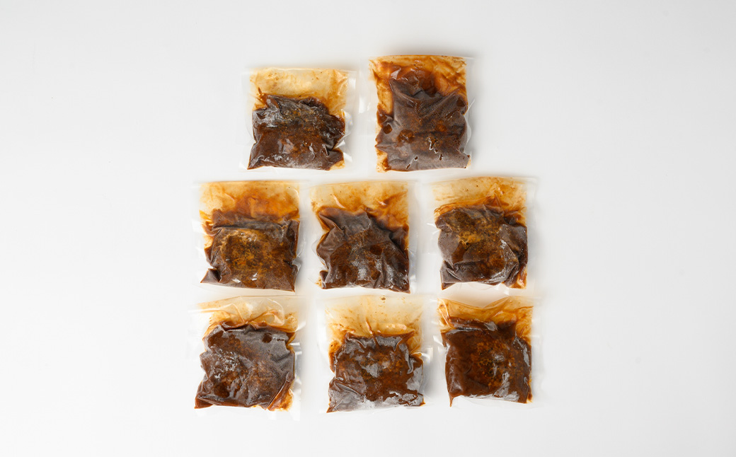 FN タテガミ入り 馬肉 ハンバーグ ( デミソース ) 8個 セット 合計約1.6kg 200g×8個 デミグラスソース ハンバーグ 馬肉 惣菜 おかず 馬肉 タテガミ 真空パック 冷凍