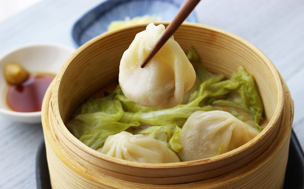 【順次発送】八代市東陽町の生姜を使った 餃子の王国 生小籠包 48個