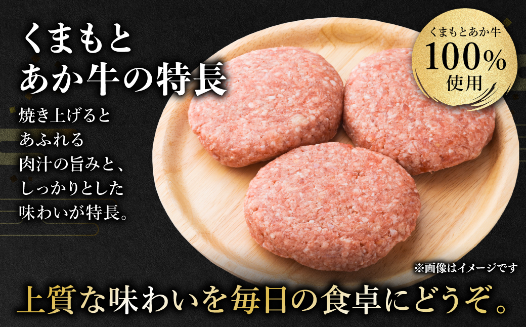 熊本県産 GI認証 くまもとあか牛100%使用 くまもとあか牛ハンバーグ 150g×6個 おかず 惣菜 洋食 ハンバーグ お肉 肉 にく 冷凍