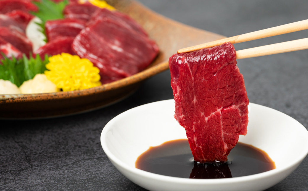 【選べる定期便・単品】 赤身 馬刺し 200g ×1回 単品(1回)