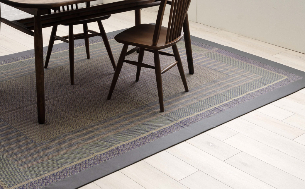 熊本県八代市産のい草を使って織り上げた茣蓙(ござ)『DXオルシャ』(サイズ：176cm×230cm)　国産 イグサ ラグ カーペット 絨毯 マット 織物 敷き物 インテリア