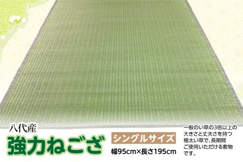 強力ねござ【シングルサイズ】幅95cm×長さ195cm 八代市産