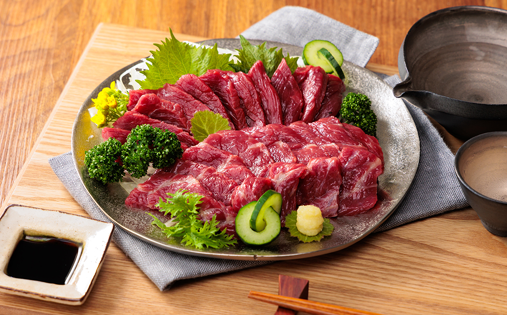 熊本肥育 上赤身馬刺しセット 500g（50g×10パック）