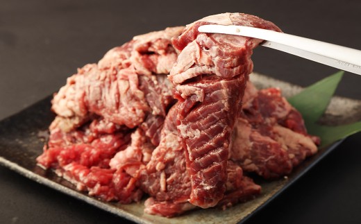 【訳あり】 厚切り牛ハラミミニステーキ 500g ／ 肉 にく お肉 おにく 牛肉 ぎゅうにく 牛ハラミ ステーキ 厚切り 冷凍