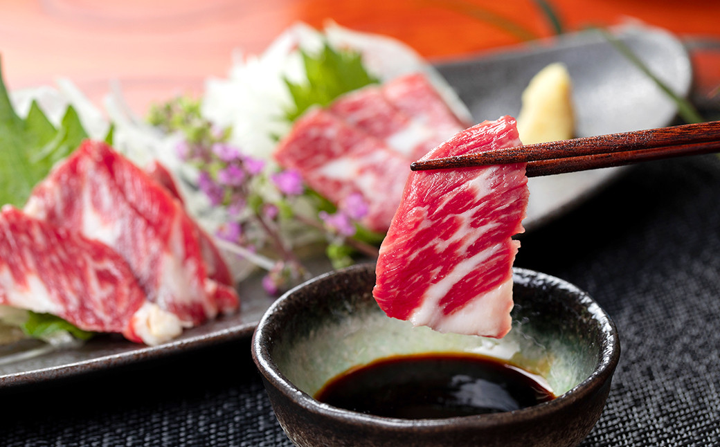 【3回定期便】熊本 馬刺し 特上 大トロ 約200g (約50g×4パック) 合計約600g 馬肉