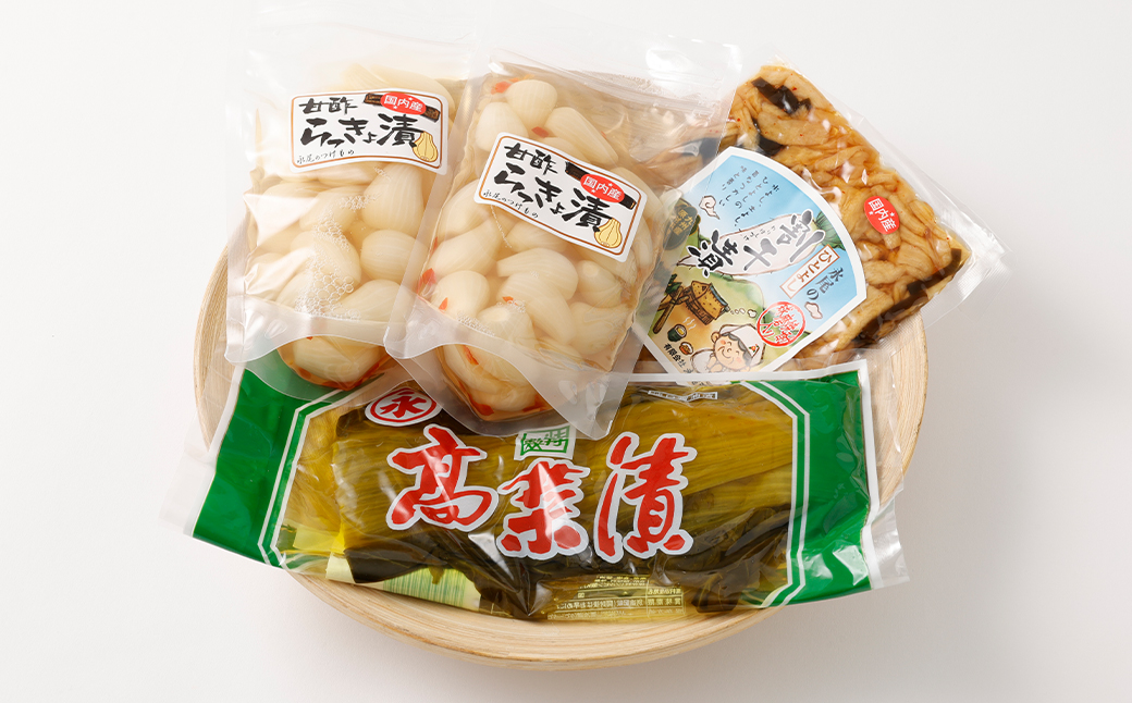 永尾商店『漬物詰め合せ』 Cセット 合計810g